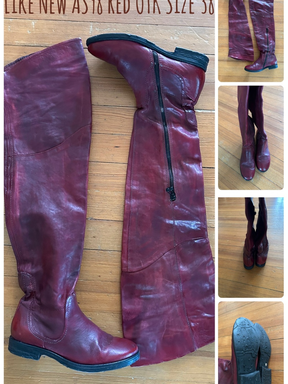 A.S.98 Women's Over-the-Knee Leather Boots